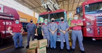 Destilaria Nova Era doa 180 litros de álcool 70% ao Corpo de Bombeiros de São Carlos Destilaria Nova Era doa 180 litros de álcool 70% ao Corpo de Bombeiros de São Carlos