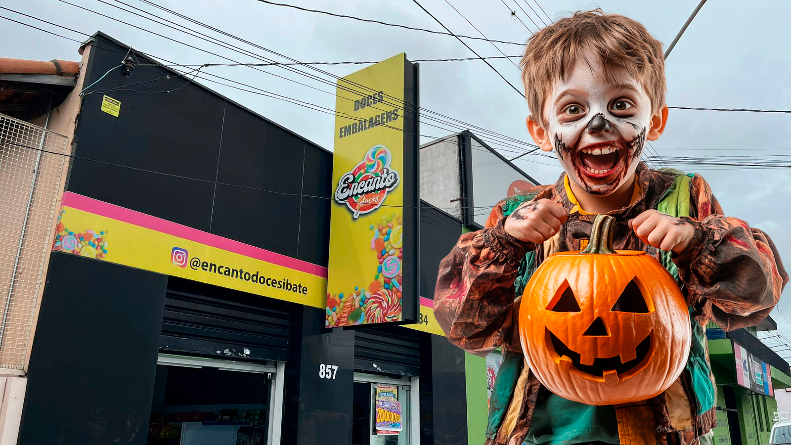 Doces para as festas de Halloween você encontra Encanto Doces