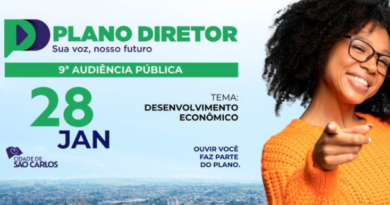 São Carlos inicia nova etapa da revisão do Plano Diretor com reunião sobre desenvolvimento econômico São Carlos inicia nova etapa da revisão do Plano Diretor com reunião sobre desenvolvimento econômico