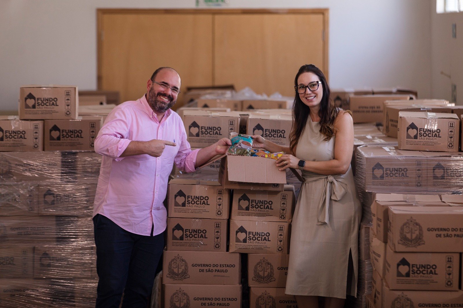 Fundo Social recebe mil cestas básicas do governo do estado para atender famílias em vulnerabilidade