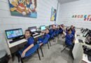 Crianças da rede municipal de Ibaté continuam com aulas de informática na escola