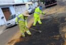 Operação tapa-buraco avança e beneficia o bairro Popular em Ibaté
