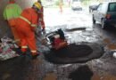 Concessionária que administra a rodovia realiza reparos em buracos no pontilhão do Jardim Cruzado após cobrança da Prefeitura