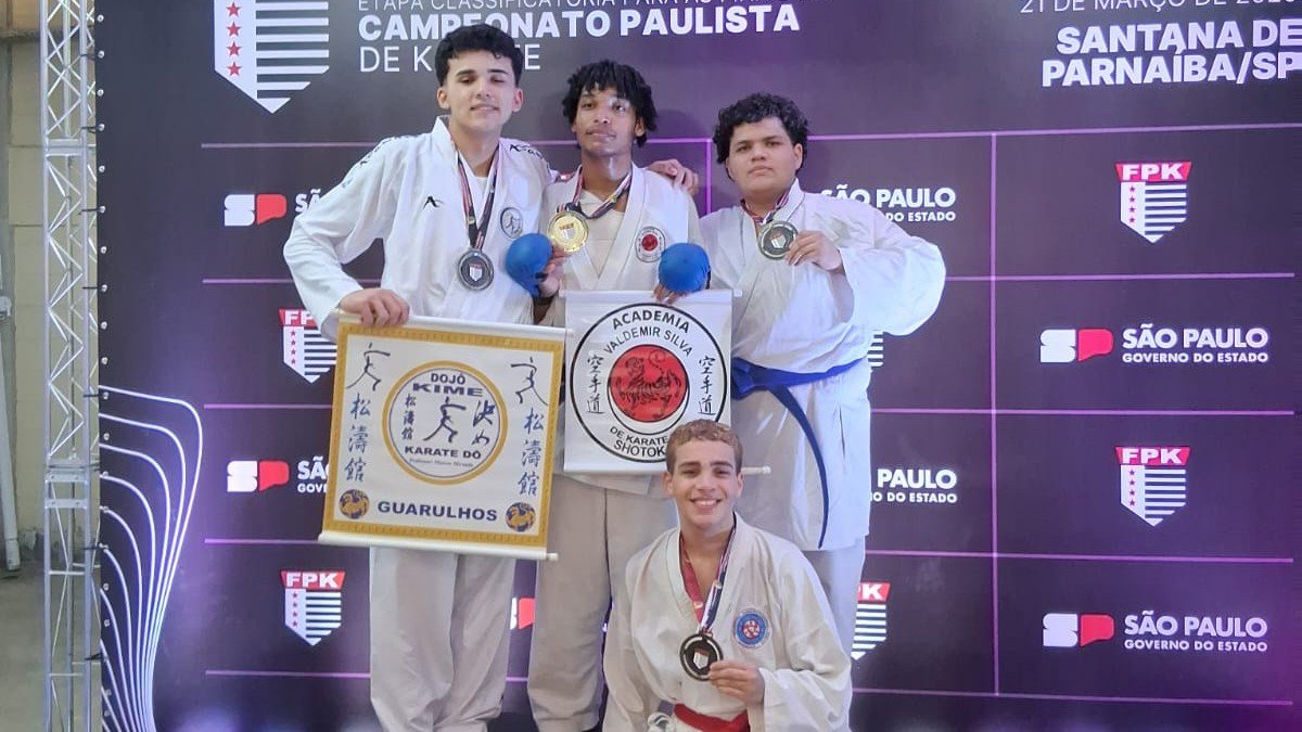 Karatê de Ibaté conquista quatro medalhas na 3ª Fase Regional do Campeonato Paulista