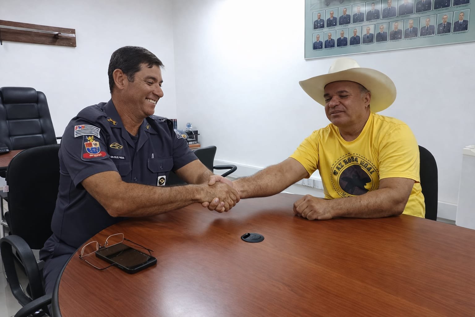 Vereador Ubirajara Teixeira presta homenagem ao Tenente-Coronel Cardeal pela trajetória no 38º BPM/I