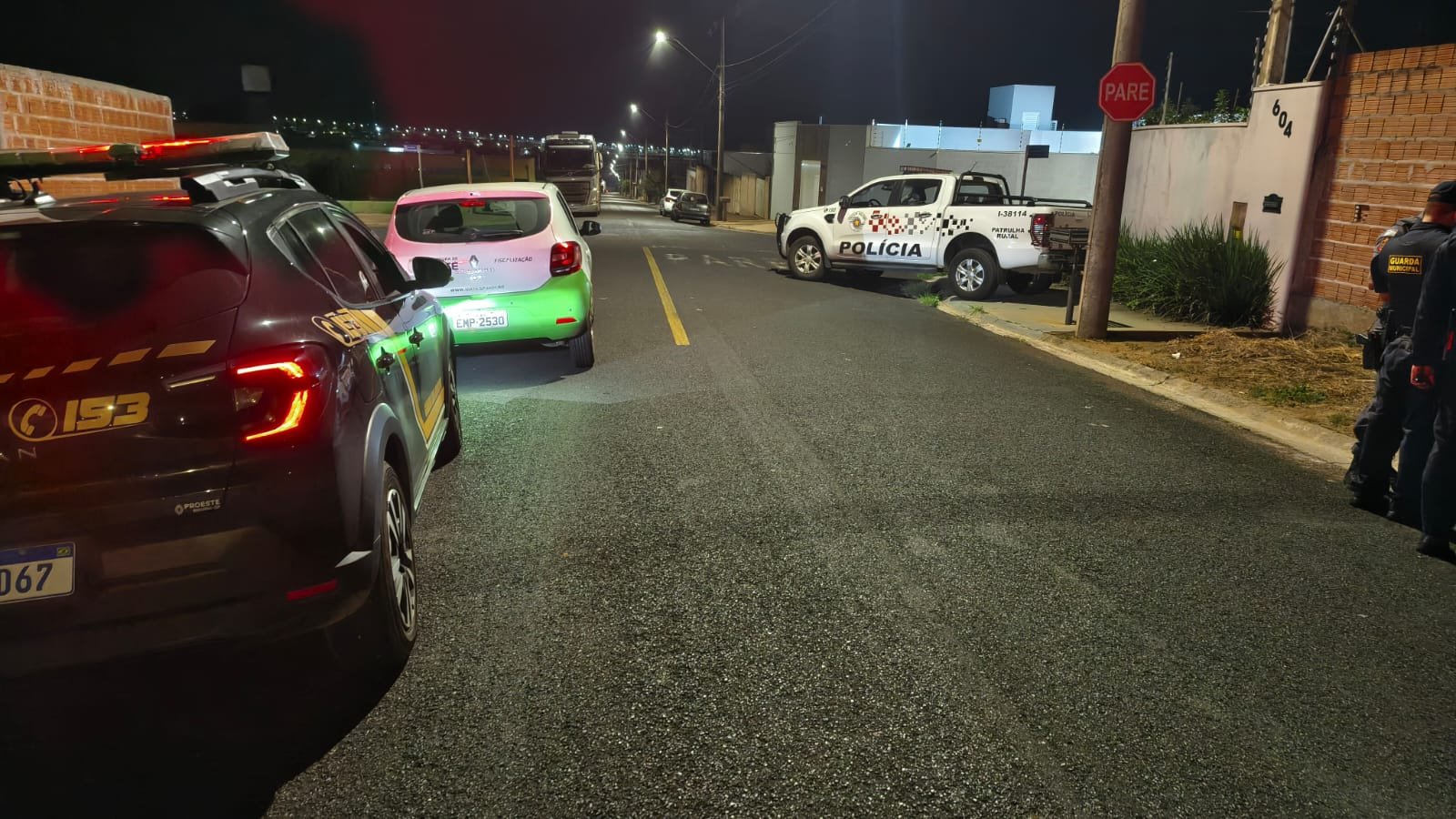 A Guarda Civil Municipal realizou uma operação conjunta com a Polícia Militar e a equipe de fiscalização