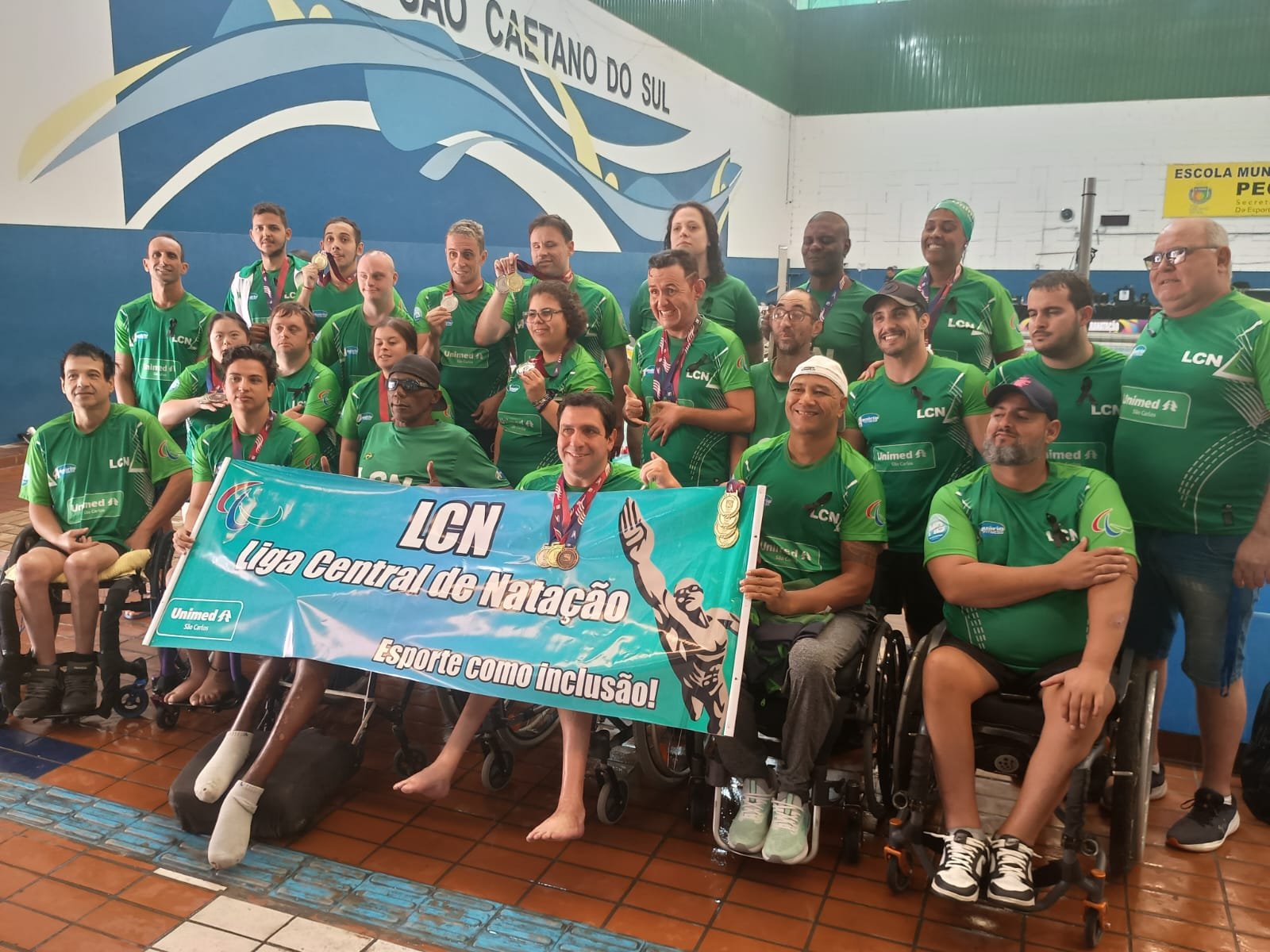 São Carlos conquista 44 medalhas no Campeonato Paulista de Paranatação de Inverno
