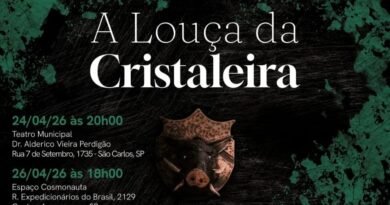 Teatro Municipal receberá espetáculo “A louça da Cristaleira”