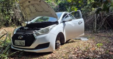 Guarda Municipal recupera carro roubado de motorista de aplicativo após assalto durante corrida