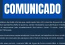 Nota à Imprensa – Secretaria de Obras e Saneamento