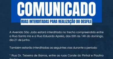 Prefeitura de Ibaté informa interdição de ruas para a realização do desfile
