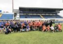 Jogo une esporte, música e solidariedade no Estádio do Luizão