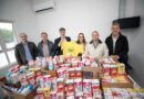 Fundo Social recebe 400 litros de leite arrecadados na corrida Unicep
