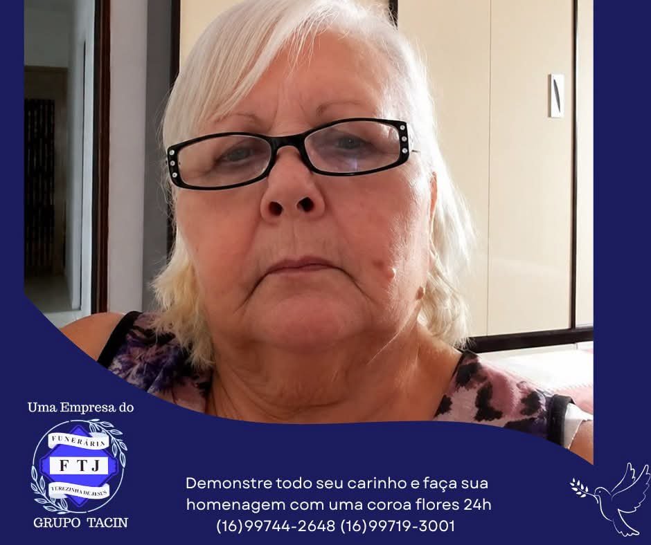 Nota de Falecimento – Funerária Terezinha de Jesus