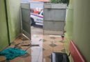 Ventos fortes causam destelhamento de residência no Jardim Mariana, em Ibaté