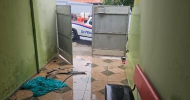 Ventos fortes causam destelhamento de residência no Jardim Mariana, em Ibaté Ventos fortes causam destelhamento de residência no Jardim Mariana, em Ibaté