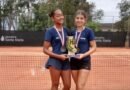 Dupla de tenistas de São Carlos conquista ouro nos jogos abertos do interior
