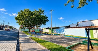Parquinho do Jardim Cruzado recebe câmeras de segurança e obras entram na fase final Parquinho do Jardim Cruzado recebe câmeras de segurança e obras entram na fase final